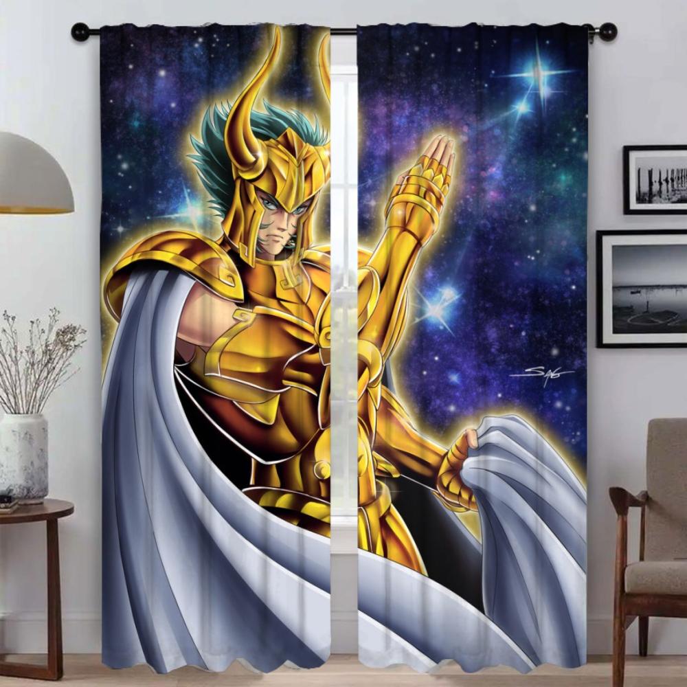 

Saint Seiyas Partition Blackout Curtain for Room 2 Panel Tulle for Bedroom Modern Living Room Curtains Halloween Decoration Home W50xH70cmx2pcs-CL