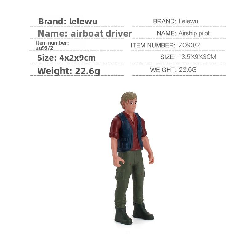 Simulated Diver Veterinarian Farmer Worker Postal Worker Toy Model Ornament For Collectors And Play