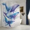 A Bathroom Shower Curtain Featuring Ocean Activities And Ocean Day Design, Includes 12 Hooks, Measuring 70.87*70.87inch, Perfect