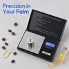 Black Portable Gram Scale Backlit LCD Display Electronic Food Scale  Home Kitchen