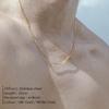 EManco  Fashion Hypoallergenic Fine Jewelry Hip Hop  Stainless Steel Gold Box Chain Necklace Jewelry Mens
