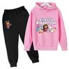 Ensembles 2 pièces Sweats à capuche Pantalons Costume Mignon pour Enfants Survêtements pour Enfants Sweat à capuche Gabby les Chats Vêtements Gabby Dollhouse pour Tout-petits Filles