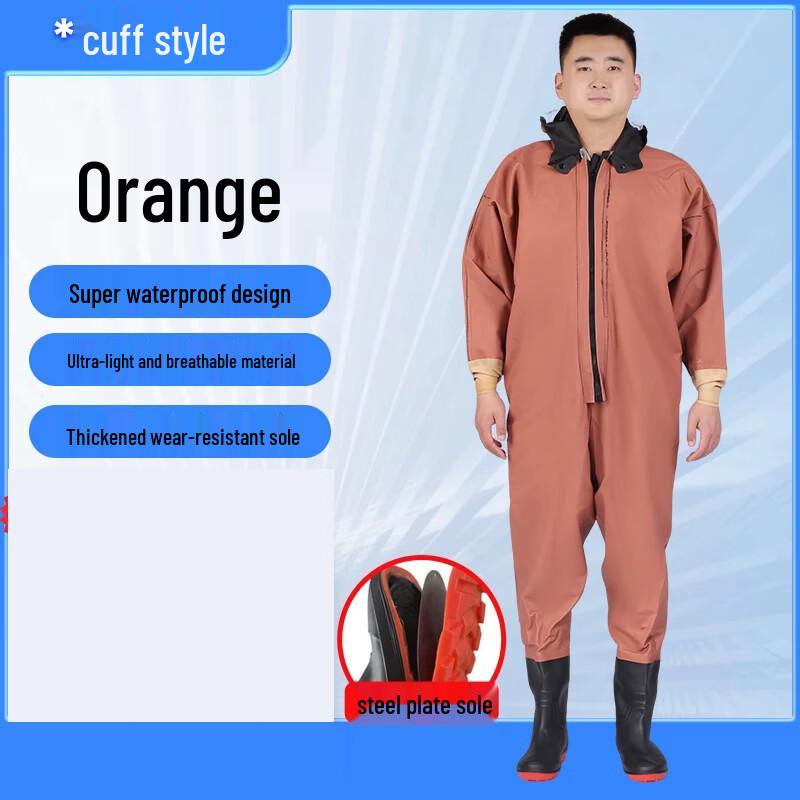 HUAJI Adult Full-Body Rain Waders