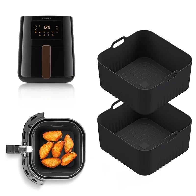 17cm Silicone Air Fryer Mold - Compatible with Philips HD9252/9200/9255, 4-5L Non-Stick Cooking Accessories bakeware baking tray