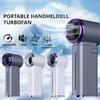 A558P Handheld Digital Mini Fan with 199 Speed Levels Ice Mist Cooling USB Rechargeable Fan Smart Display for Outdoor A