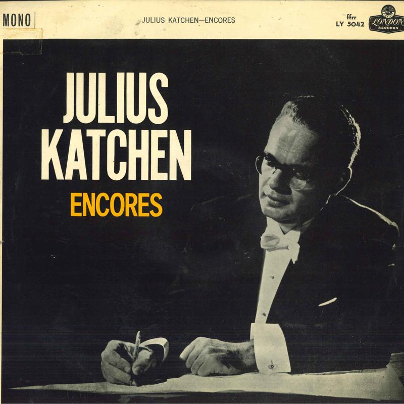 

LP Record JULIUS KATCHEN - Encores LY5042 LONDON Japan Classical Used