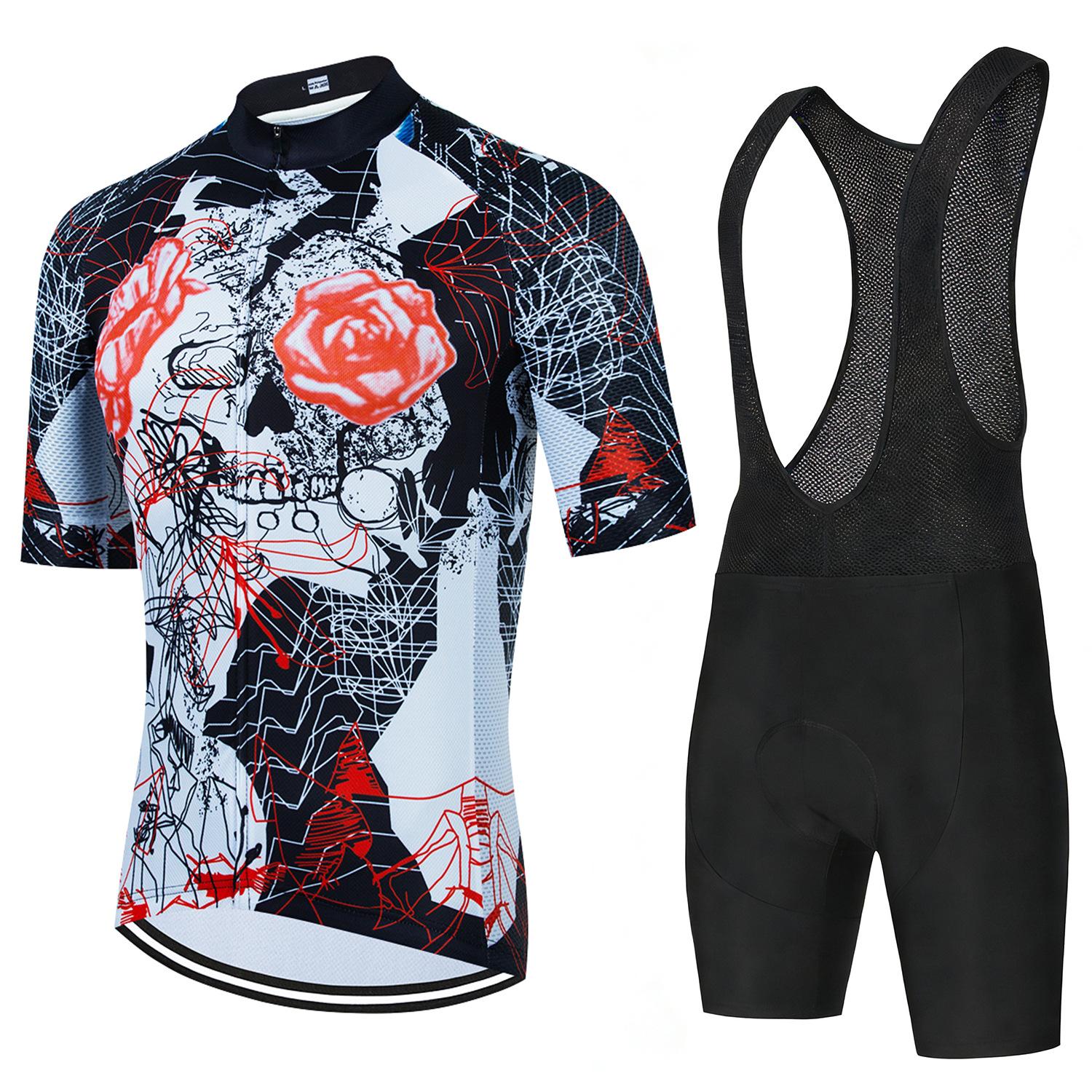 

Summer New Quick Dry Breathable Men s Cycling Suit Set Mountain Road Bike Short Sleeve Cycling Suit 2026 XS
