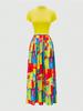 Women's Sleeveless Printed Fashion Set with Versatile Wide-Leg Pants
