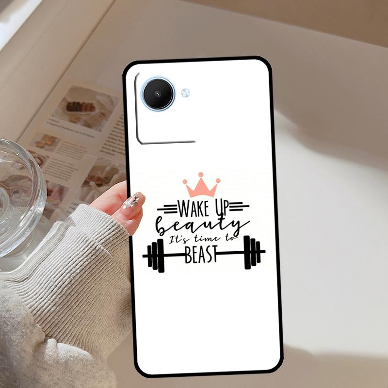 Workout fitness Gym For Realme C67 C75 C61 C55 C53 C51 C21Y C25S GT 7 Pro 5 6 GT 6T 10 11 12 13 14 Pro Plus Case