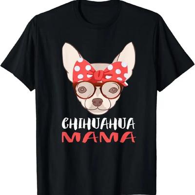 Čivava Máma Tričko Psí Máma Matka Milovník