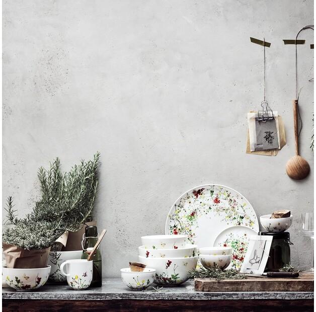 Kaffeeservice Rosenthal Brillance Bone China Wildblumen, 6 Teile (10530-405101-28597)