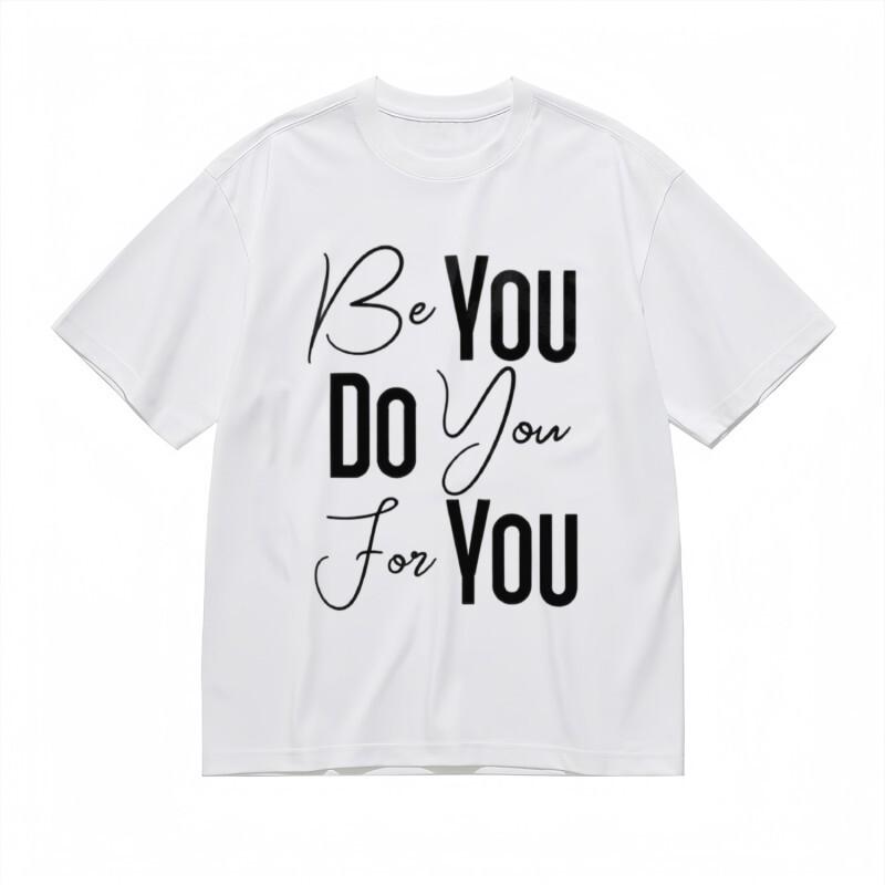 Women's Breathable Classic T-Shirt Bold Self-Expression Typography Design Tee
