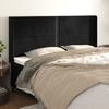 VidaXL Headboard with Ears Black 183x16x118-128 Cm Velvet3119502