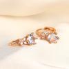 Flash Diamond Bow Ear Buckle Unique Design Earrings Earrings Stud Earrings Versatile