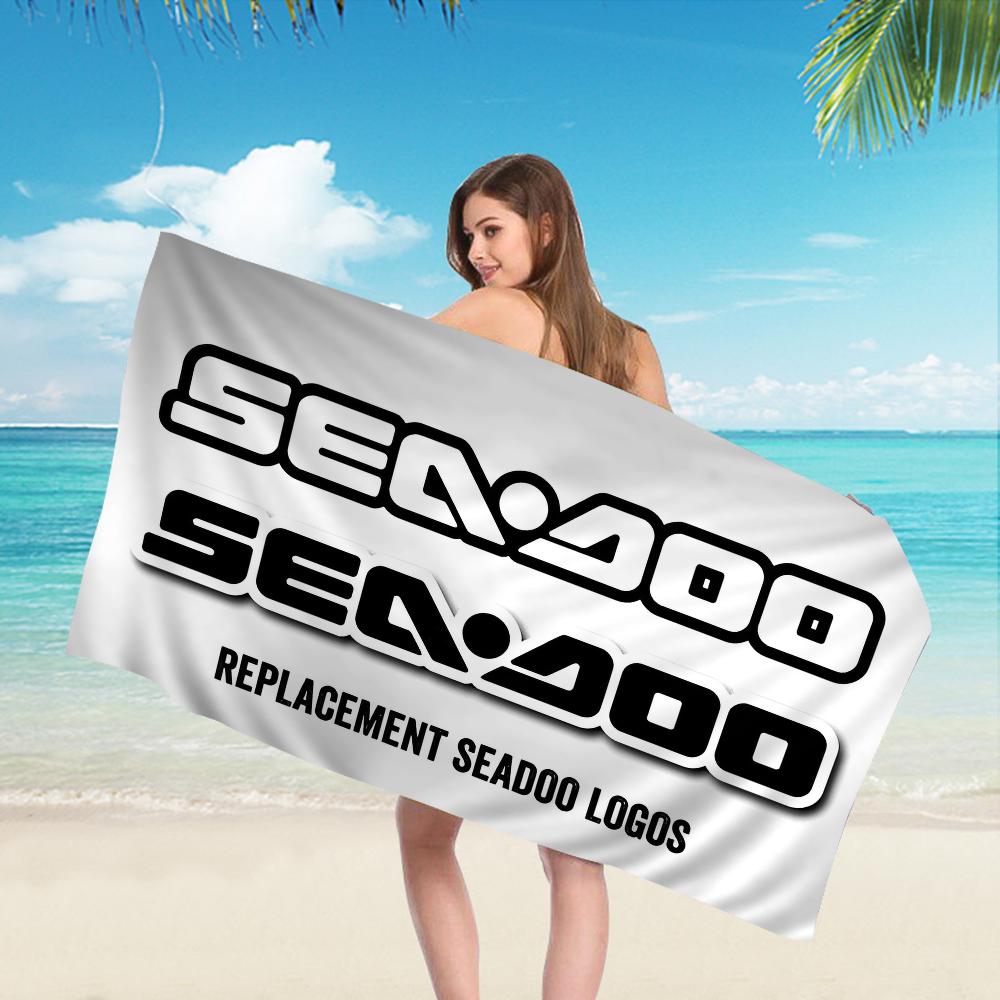 S-Sea D-Doo Seadoo Microfiber Beach Towel Absorbent Quick dry Soft Yoga Swimming Resort Mountain Climbing Towel