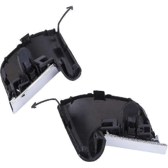 Left & Right Front Bumper Trim Towing Cover Set Fit for Lexus RX350/RX450H Base 2013-2015 Driver and Passenger Side Front Bumper Lower Towing Cover