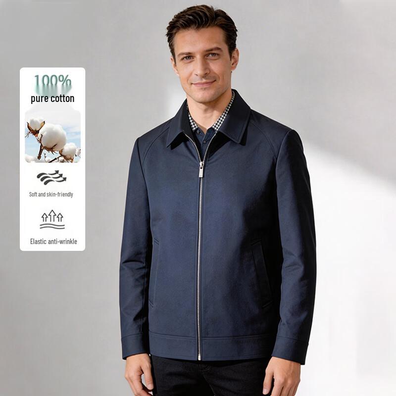 

ROMON Men s Business Casual Lapel Jacket XL