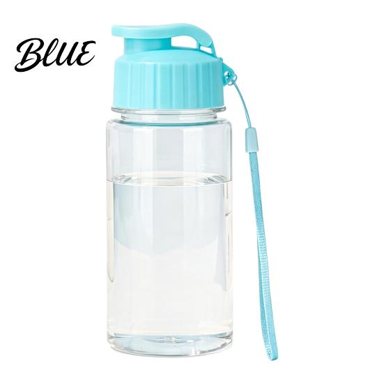 Leak-proof Water Bottle Sports Bottle with Flip Lid And Lanyard Portable PET Office Daily Jug Cup Lightweight Fitness Jug for Gym School Students