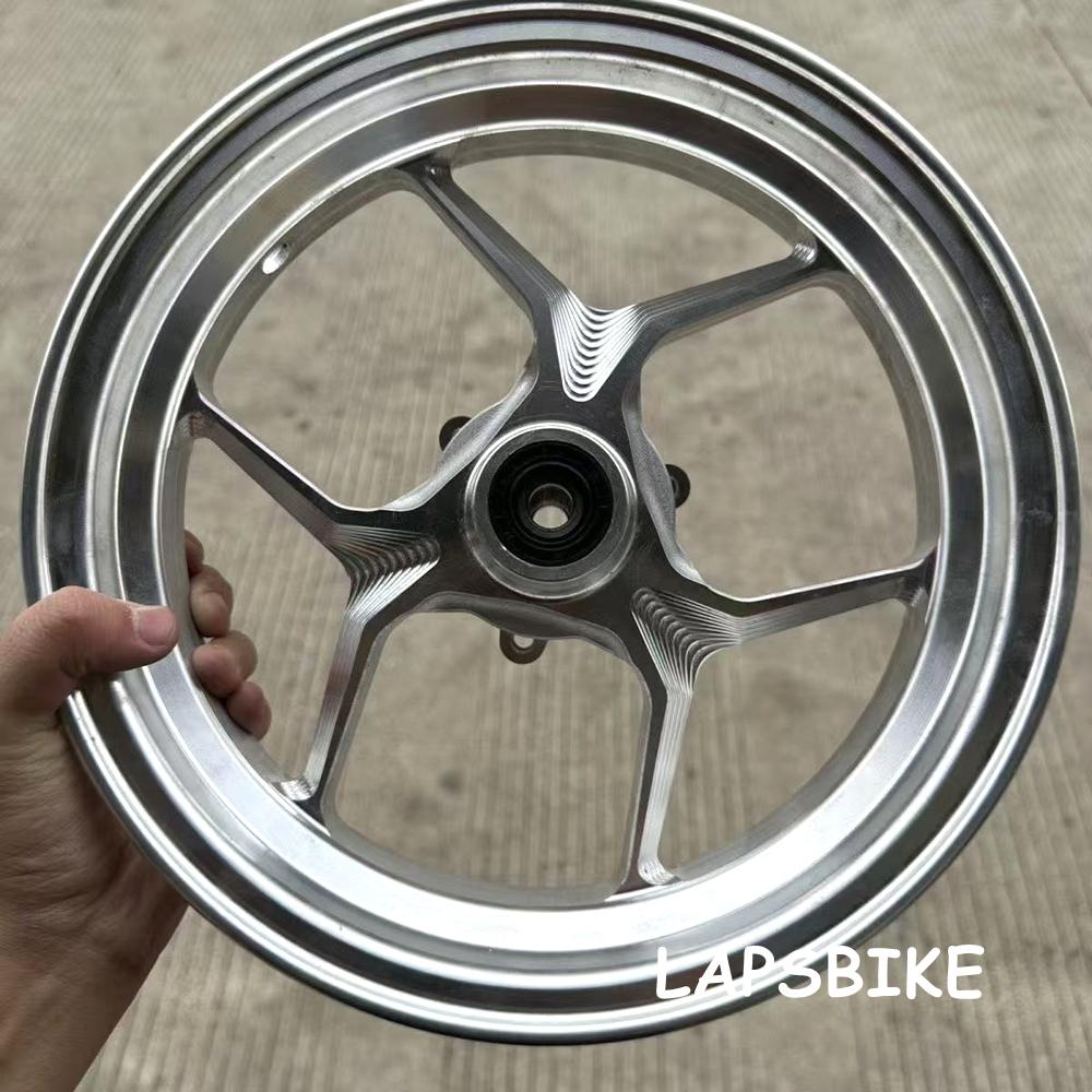 10*2.15-inch CNC Single Disc Brake Aluminum Wheel Motorcycle Front Rim For RSZ CUXi Niu Ninebot Universal Front Wheel Modified