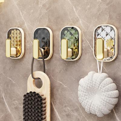 4 ganchos para colgar ropa, bufandas, puertas, ahorradores de espacio, compactos, duraderos y resistentes, para montar en la pared