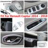 Fensterheber / Lenkrad / Griffschale / Leselicht / Sitzheizungstaster Abdeckung Für Renault Captur 2014 - 2018 Zubehör