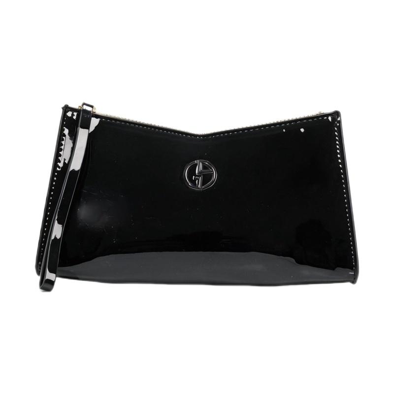 Borsa cosmetica/necessaire Armani [Borsa Personalizzata] Nero Retrò Intelligente Semplice Nicchia di Alta Gamma Autunno Inverno alla Moda per il Pendolarismo Donna nero retrò arte