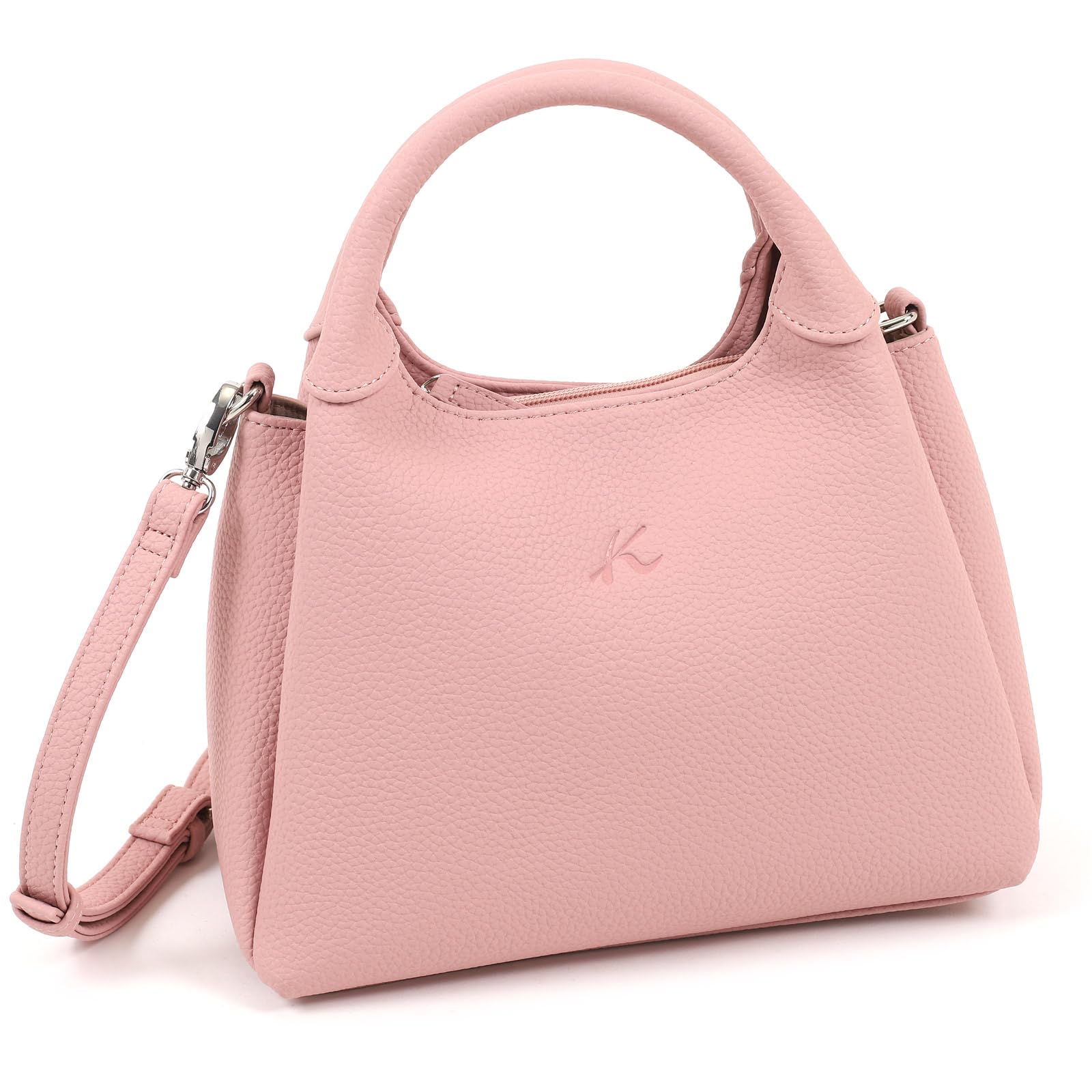 

handbag with removable shoulder strap Pink 72721 [Kitamura] 2-way Z-0650 Women s [Red]
