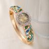 Women's Watch Rhinestone Decorative Leaf Bracelet Quartz Wristwatch