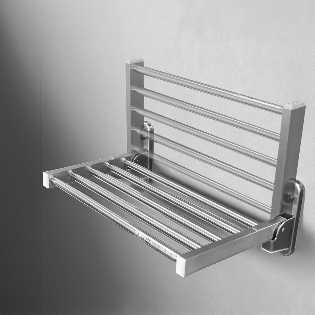 Shimizu NewHikari Folding Pipe Shelf with SUS304 Magnetic Catch SH-SRV3520P