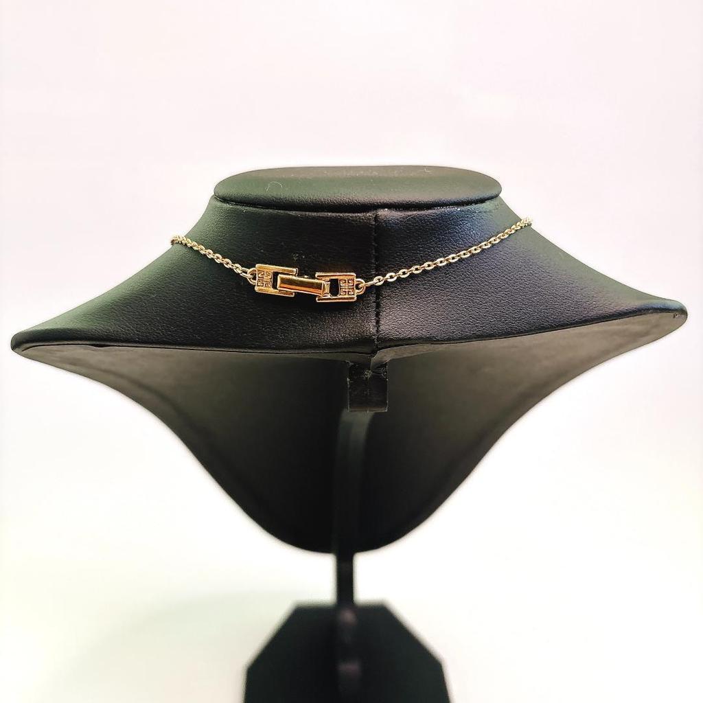Used Givenchy G Logo Gold Necklace Vintage