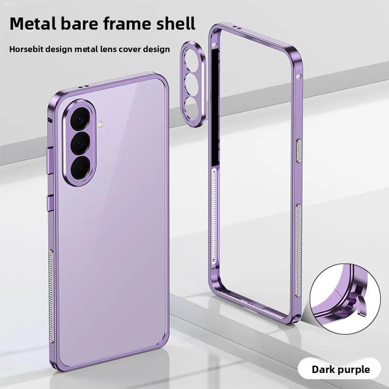 For Samsung A37 A57 S26 S25 Ultra Plus Detachable Metal Camera Protect Ultra-Thin Case Metal Frame Shockproof Cover Bumper