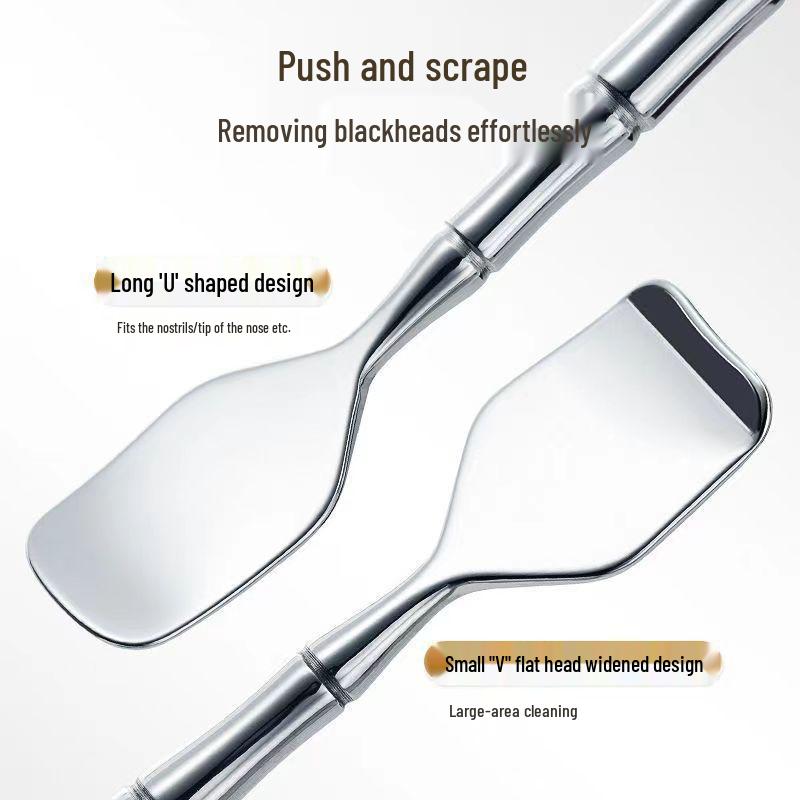 New Double-Headed Blackhead Remover: Manual Extractor and Follicle Cleaner