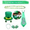 Patricks Day Costume Set Party Favor Saint Patrick's Day Accessories Decorations Supplies Shamrock Eyeglasses Headband