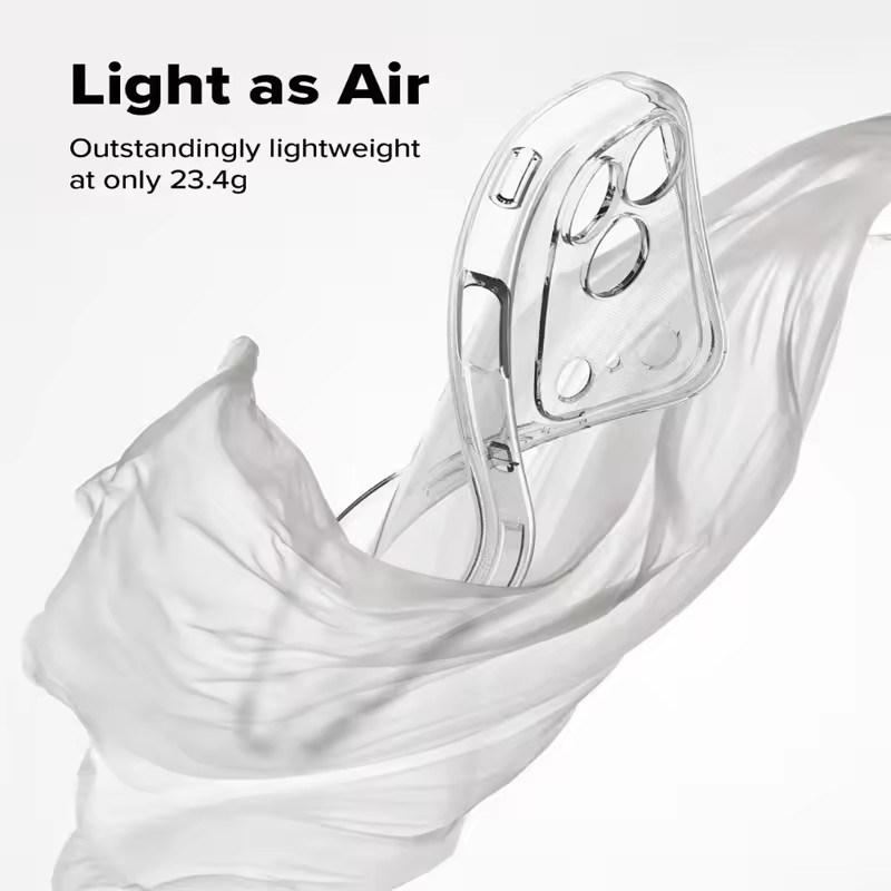 Ultra Thin Clear TPU Phone Cases For iPhone 17 16 15 14 13 12 11 Pro Max Plus 17 Air 16E XR XS Max Transparent Silicone Cover