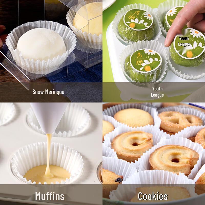 Einweg-Backpapier-Tabletts und -Förmchen