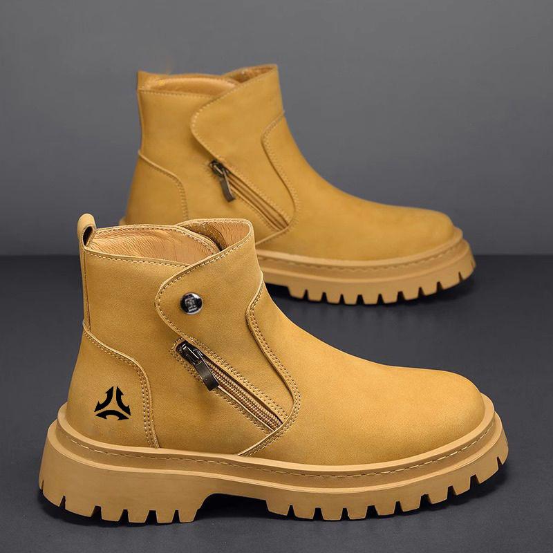 High-top Work Boots - New Style - Spring and Autumn Men's Casual Shoes - Leisure Boots