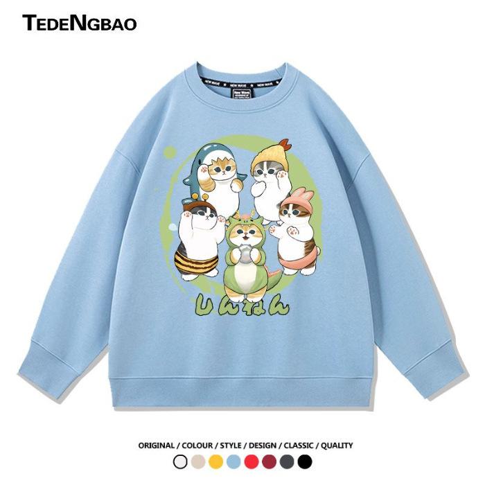 2025 новый милый анимационный мультяшный флисовый свитер мужской и женский нишевый студенческий жакет инс 3XL