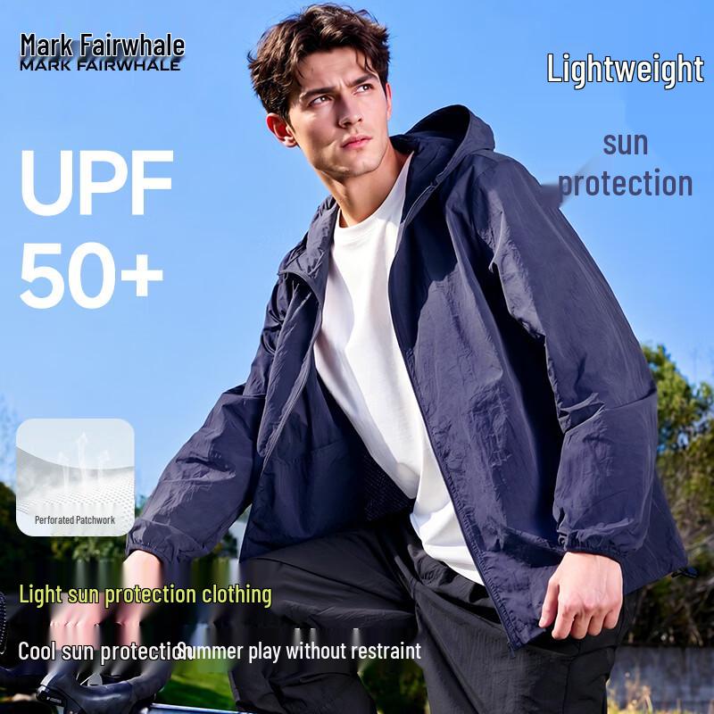 Mark Fairwhale Men s Lightweight Summer Sun Protection Jacket 2XL