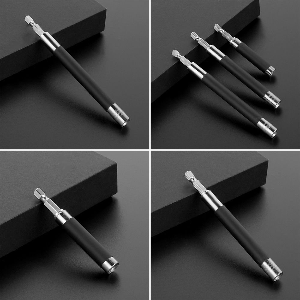Tool Parts Telescopic Conversion 1/4" Hex Shank Screwdriver Bit Holder Electric Drill Extension