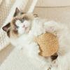 2Pcs Sisal Cat Scratching Ball 8cm Kitten Chasing Ball Cat Sounding Toys  Cat Accessories