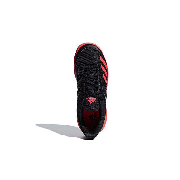 Adidas Wucht Slip Resistant Cushioning Abrasion Resistant Low top Kids' Running Shoes Black Red Teenagers F36572