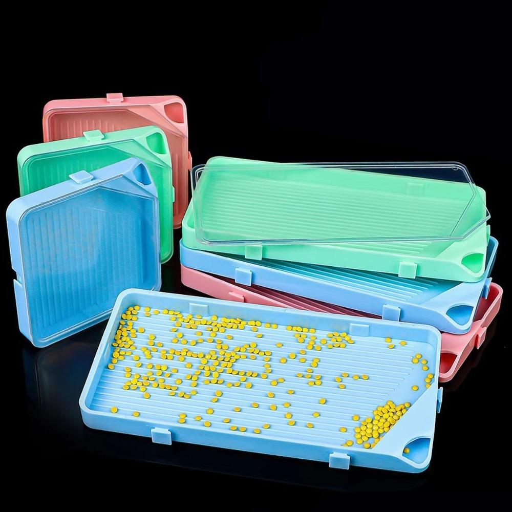DIY Craft Diamond Painting Tray Embroidery Drill Storage Container for Nail Art