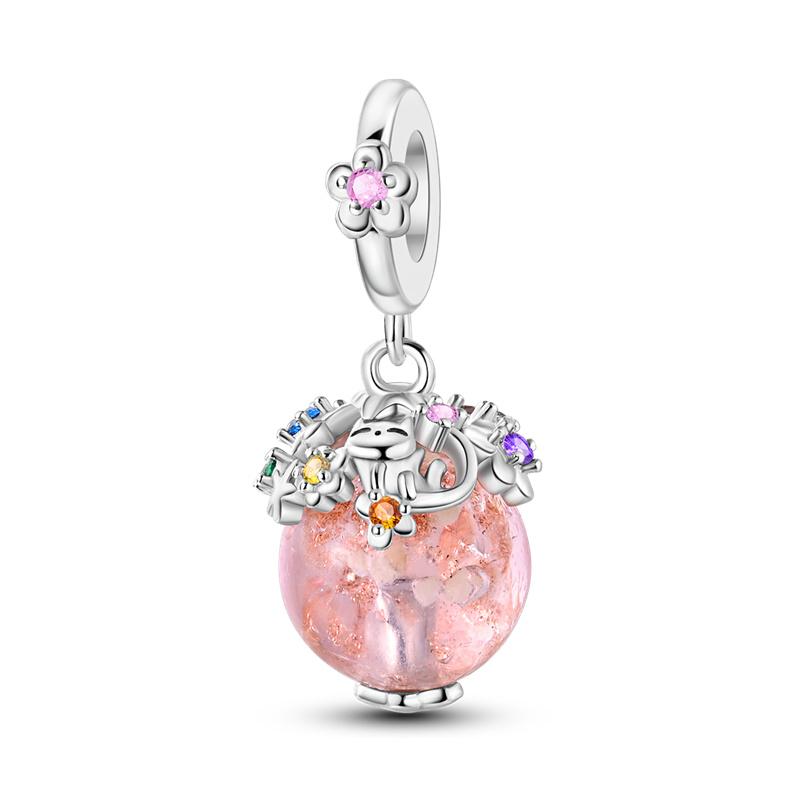 Newcopper Firefly Luminous Oil Lamp Pendant Matching Bracelet Original Women'S Jewelry Christmas Gift