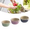 Double-Layer Fruit and Vegetable Drain Basket Round Plastic Thickened Storage Basket for Washing and Draining Vegetables