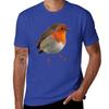 Robin T-Shirt Sommeroberteile Tierdruck für Jungen Herren-T-Shirt