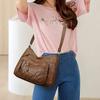 Retro Leder Umhängetasche, Stilvolle und Vielseitige Minimalistische Handtasche, Damen-Pendeltaschen mit Großem Fassungsvermögen