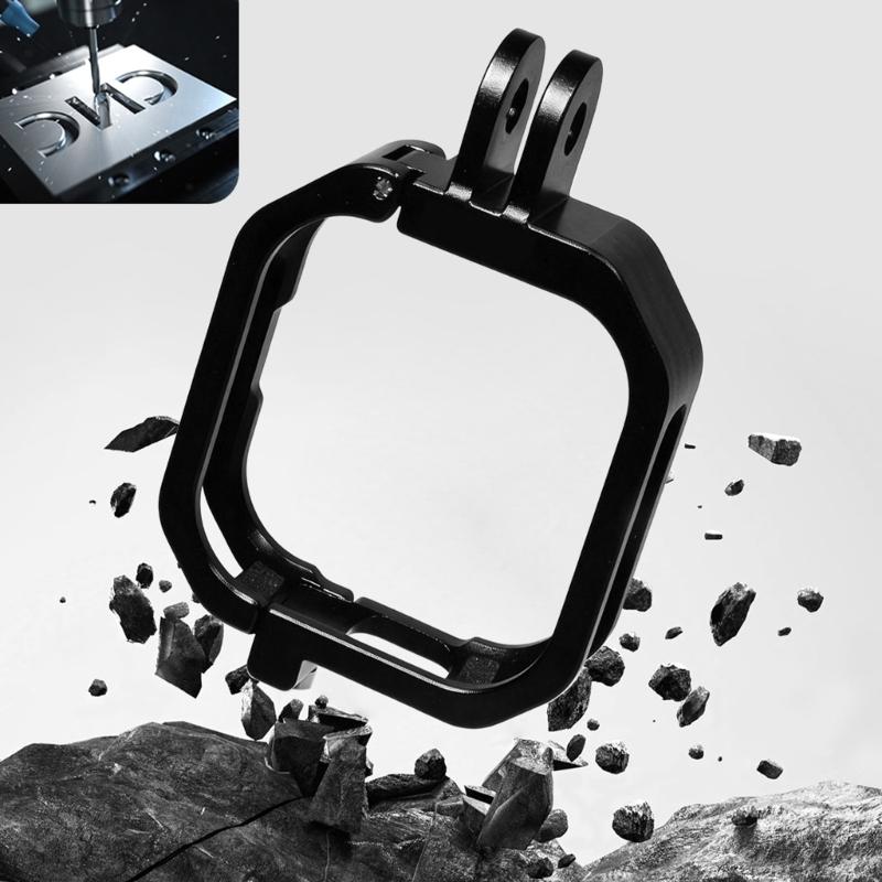 Aluminum Camera Cage For GO Ultra Thumb Camera Frame With Horizontal And Vertical Shoot Mode 2prong Interfaces