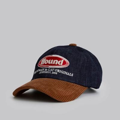 Casquette baseball en velours côtelé/jean human & cat FFOUND_CAMEL