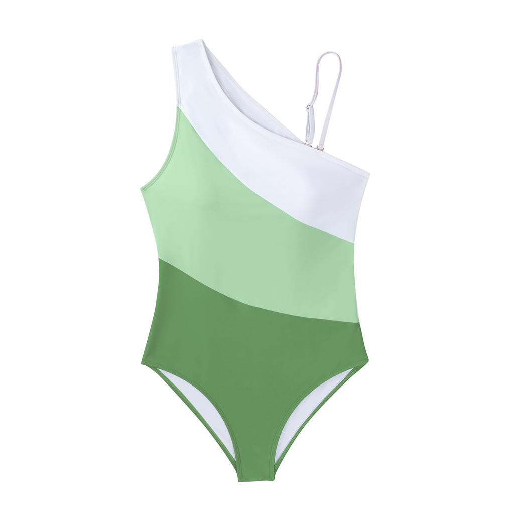 Women's Swimwear Padded Push-Ups Backless One-Piece Swimsuit Tank Top With Panties Slim Fit Printed Swimwear
