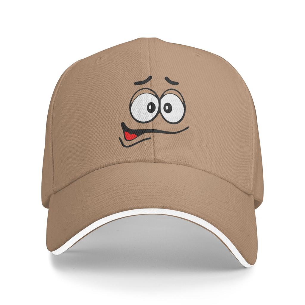 Custom Punk Unisex Cartoon Chocolate Red Candy Face Baseball Cap Adult Adjustable Dad Hat for Unisex WoUnisex Hip Hop Snapback Caps